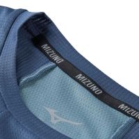 MIZUNO DRYAEROFLOW TEE VINTAGE INDIGO  Tee shirt running pas cher