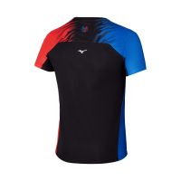 MIZUNO DRYAEROFLOW GRAPHIC TEE ONI  Tee shirt running pas cher