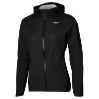 MIZUNO TRAIL  WATERPROOF 20K JACKET BLACK Veste running etanche pour femme