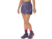 ASICS ROAD 2-N-1 3.5IN SHORT WOMEN PURPLE  Short Running