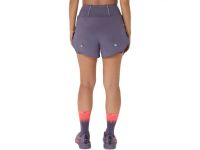 ASICS ROAD 2-N-1 3.5IN SHORT WOMEN PURPLE  Short Running pas cher