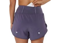 ASICS ROAD 2-N-1 3.5IN SHORT WOMEN PURPLE  Short Running pas cher
