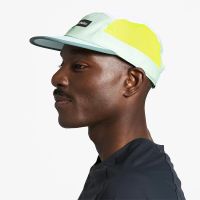 CIELE GOCAP FIELD ICONIC BAR DUSTY TURQUOISE ET WHITE Casquette running pas cher