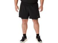 ASICS ROAD 2-N-1 3.5IN SHORT BLACK Short Running