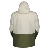 SCOTT VESTE EXPLORAIR LIGHT DRYO 2.5 COTTON WHITE  ET HAY GREEN Veste running etanche pas cher