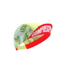 COMPRESSPORT PRO RACING CAP GREEN CAMO Casquette running pas cher