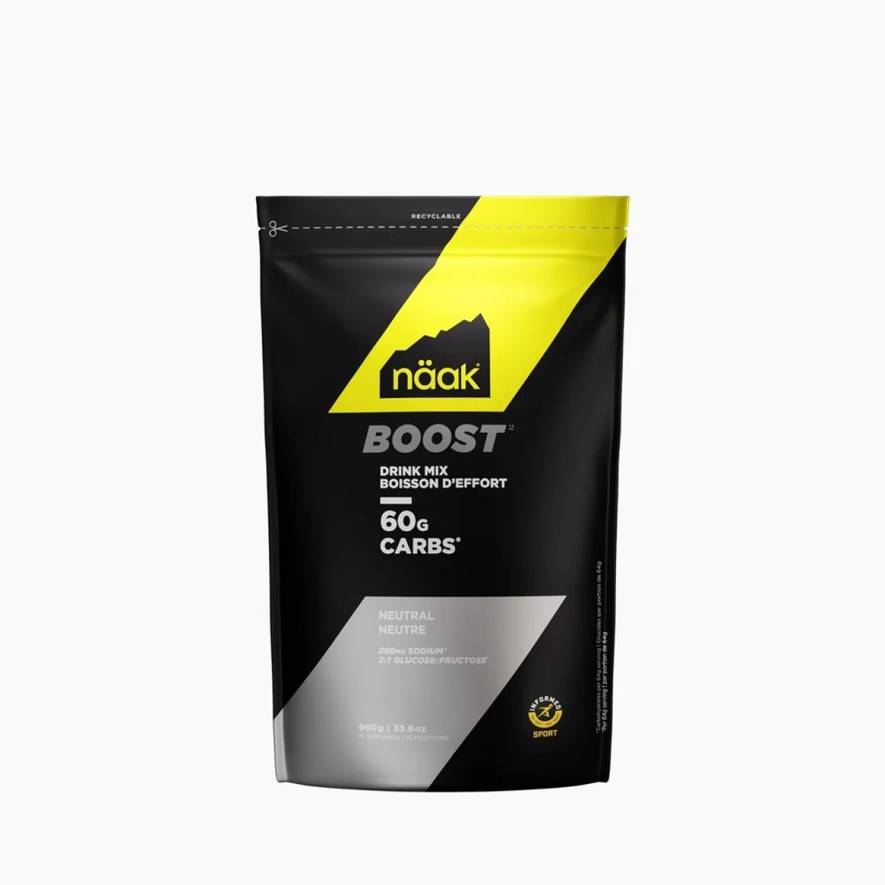 NAAK BOOST ENERGY NEUTRE  GRAND FORMAT  Boisson  énergetique