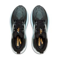 BROOKS GLYCERIN 22 GTS BLACK ATOMIZER ET BLAZING ORANGE   Chaussures de running pas cher