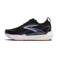 BROOKS GLYCERIN 22 GTS BLACK,BLUE HERON ET ORANGE  Chaussures de running pas cher