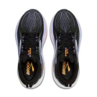 BROOKS GLYCERIN 22 GTS BLACK,BLUE HERON ET ORANGE  Chaussures de running pas cher