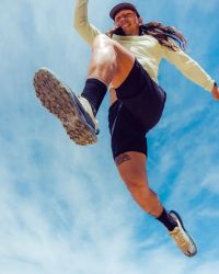 HOKA SKYGLIDE SHORT BLACK Short Running pas cher