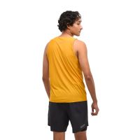 HOKA AIROLITE RUN TANK VARSITY YELLOW Débardeur  Running pas cher