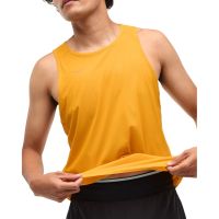 HOKA AIROLITE RUN TANK VARSITY YELLOW Débardeur  Running pas cher