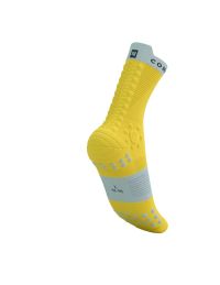 COMPRESSPORT PRO RACING SOCKS V4.0 MAIZE ET DAWN BLUE  Chaussettes running pas cher