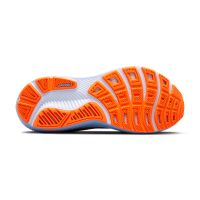 BROOKS GHOST 17 BLUE HERON , WHITE ET ORANGE Chaussures de running pas cher