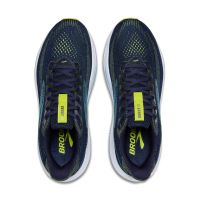 BROOKS GHOST 17 PEACOT , LIME ET BLUE Chaussures de running pas cher