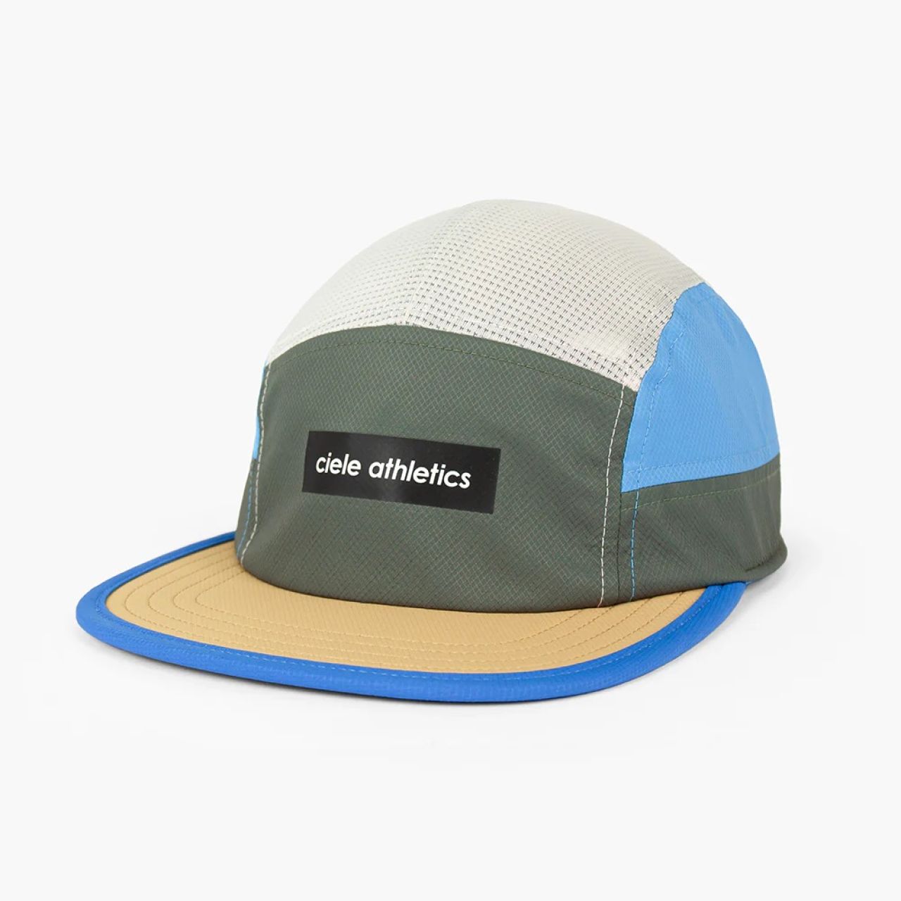 CIELE GOCAP FIELD ICONIC BAR DUSTY SEAWEED ET RAINYDAY Casquette running