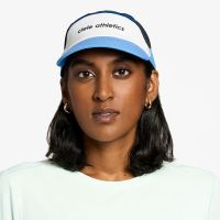 CIELE FSTCAP SC FIELD ICONIC SL WHITE ET COBALT Casquette running pas cher