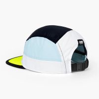 CIELE GOCAP FIELD ICONIC BAR WHITE BLACK Casquette running pas cher
