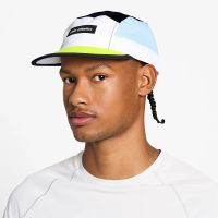 CIELE GOCAP FIELD ICONIC BAR WHITE BLACK Casquette running pas cher
