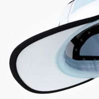 CIELE GOCAP FIELD ICONIC BAR WHITE BLACK Casquette running pas cher
