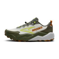 BROOKS CALDERA 8 DUSTY OLIVE ET LIME  Chaussures de trail pas cher