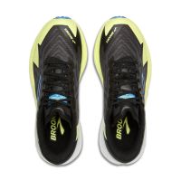 BROOKS CATAMOUNT 4 BLACK , LIME ET BLUE  Chaussures de trail pas cher