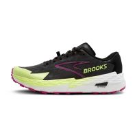 BROOKS CATAMOUNT 4 GREY, BLACK ET LIME  Chaussures de trail pas cher