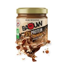 BAOUW PATE A TARTINER PROTEINEE CRUNCHY PRALINE ET NOISETTES 200g pâte à tartiner