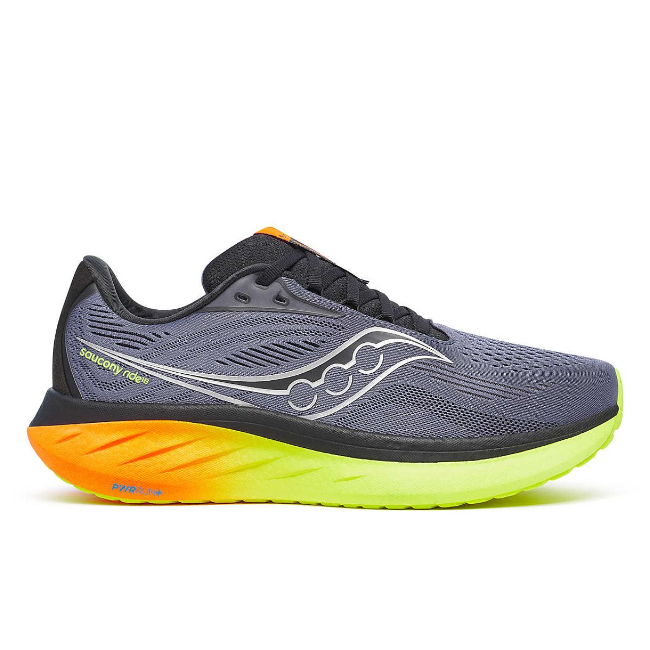 SAUCONY RIDE 18 SHADOW ET VIZI Chaussures running