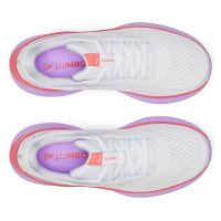 SAUCONY RIDE 18 WHITE ET CORAL Chaussures running pas cher