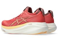 ASICS GEL NIMBUS 27 DARK PINK CLAY ET ORANGE GLOW Chaussure running asics pas cher