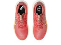 ASICS GEL NIMBUS 27 DARK PINK CLAY ET ORANGE GLOW Chaussure running asics pas cher