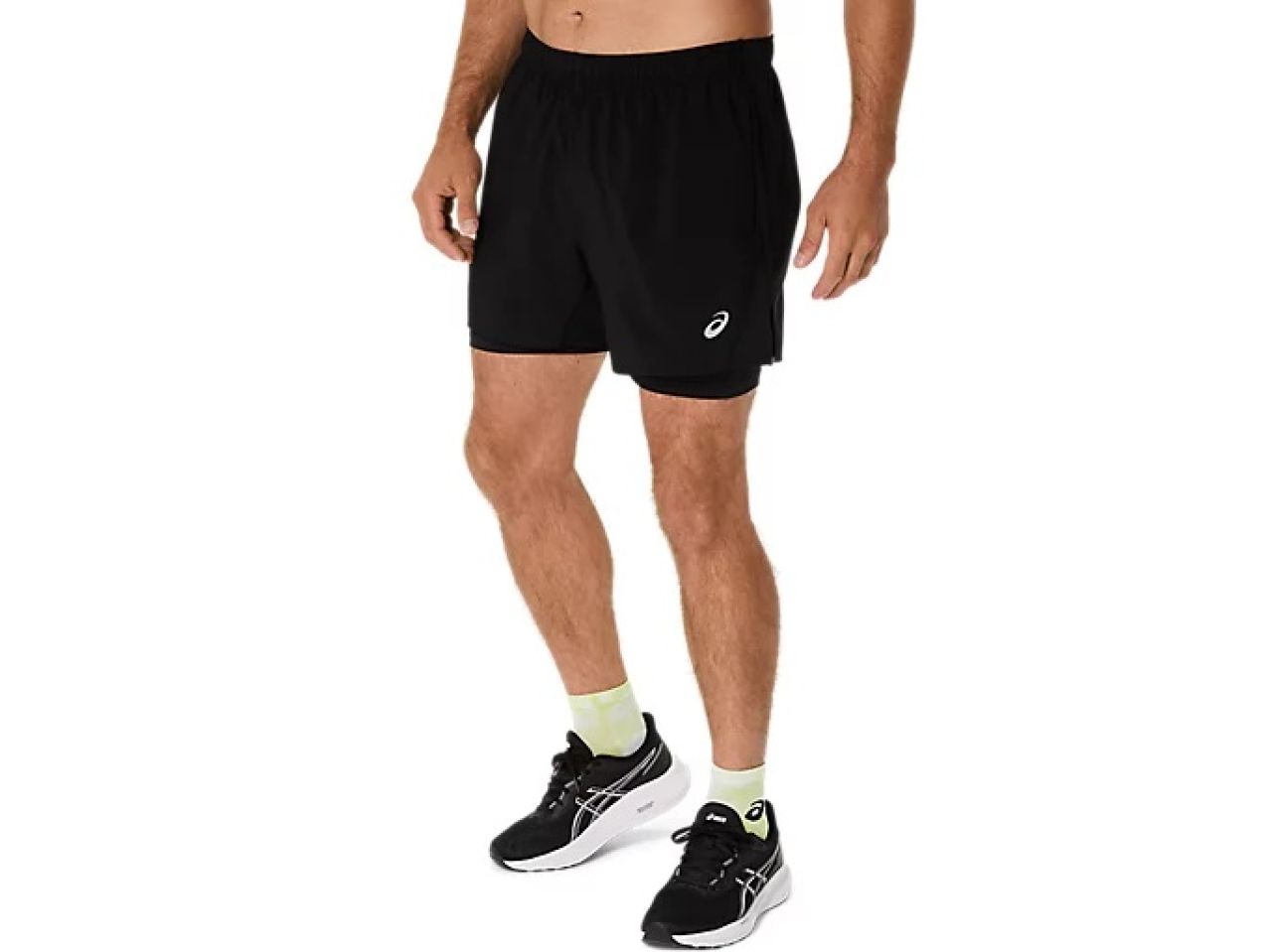 ASICS CORE 2-N-1 5INCH SHORT BLACK Short Running