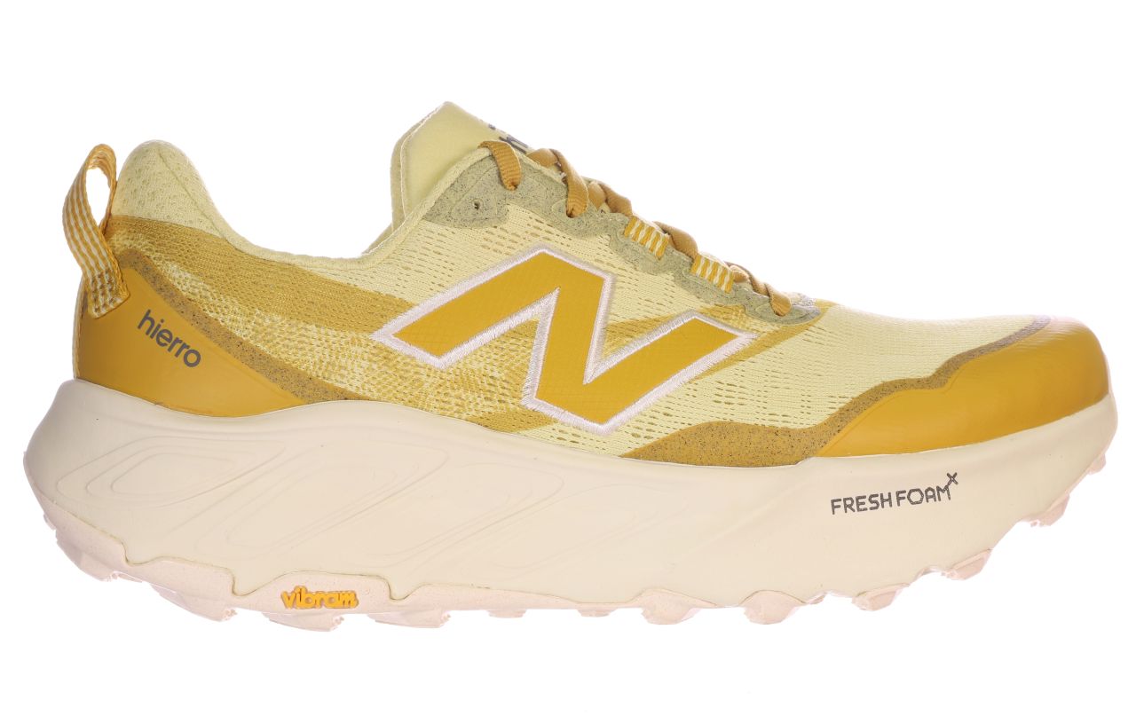 NEW BALANCE FRESH FOAM HIERRO V9 WINTER GRASS ET BAROQUE GOLD chaussure de  trail