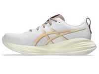 ASICS GEL CUMULUS 27 WHITE ET FAWN Chaussure running asics pas cher