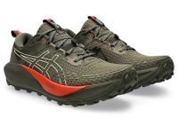 ASICS GEL TRABUCO 13 BROWN STONE ET WHEAT YELLOW  Chaussures de trail pas cher