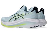 ASICS GEL NIMBUS 27 SKY ET MIDNIGHT  Chaussure running asics pas cher