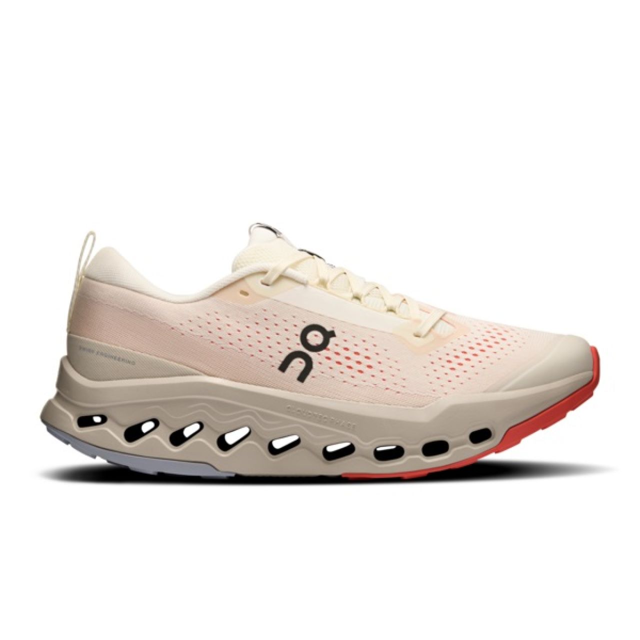 ON RUNNING CLOUDSURFER TRAIL 2 IVORY ET GHOST Chaussures de trail
