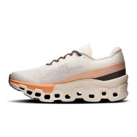 ON RUNNING CLOUDMONSTER 2 IVORY ET TANGERINE Chaussures de running pas cher