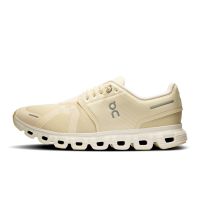 ON RUNNING CLOUD 6 CASTOR ET IVORY Chaussures de running pas cher
