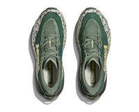 HOKA SPEEDGOAT 6 WIDE FERN ET ASPHALT GREY Chaussures de trail pour pieds larges pas cher