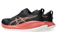 ASICS GEL CUMULUS 27 BLACK ET ORANGE GLOW Chaussure running asics pas cher