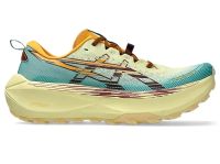 ASICS GEL TRABUCO MAX 4 WHEAT YELLOW ET DARK RED PLANET Chaussures de trail