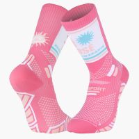 BV SPORT CHAUSSETTES TRAIL COLLECTOR  NUTRISOCKS ROSE Chaussettes de trail