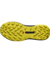 SALOMON GENESIS BLACK ET METAL  Chaussures de trail pas cher