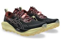 ASICS GEL TRABUCO 13 BLACK ET WILD BLOSSOM Chaussures de trail pas cher