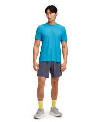 HOKA AIROLITE SHORT SLEEVE 2.0  HOKA BLUE   Tee shirt running pas cher