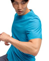HOKA AIROLITE SHORT SLEEVE 2.0  HOKA BLUE   Tee shirt running pas cher