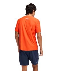 HOKA AIROLITE SHORT SLEEVE 2.0  LAVA  Tee shirt running pas cher